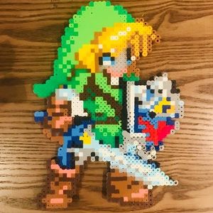 Large Link Legend of Zelda Perler Kandi